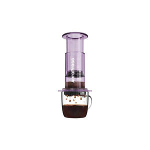 Transparant paarse AeroPress