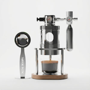 Aleman micro pneumatische espressomachine | Luchtgedreven 58 mm tafelmodel