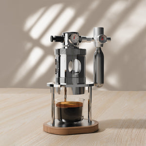 Aleman micro pneumatische espressomachine | Luchtgedreven 58 mm tafelmodel