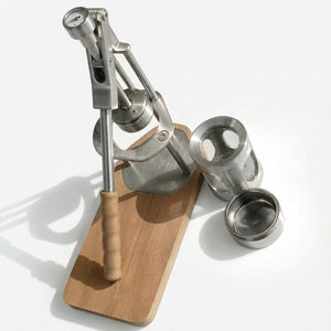 Aleman draagbare handpomp espressomachine | Controleer de druk zoals jij wilt.