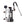 Aleman Z-serie Visual Steam Station | Professionele melkschuimer (Gatling-model)