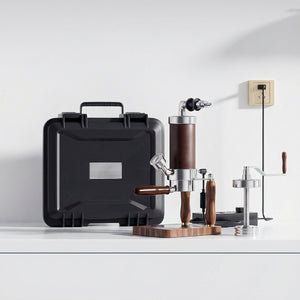 Aleman Nomad Hybrid Draagbare Espressomachine | Handhevel en pneumatisch 2-in-1