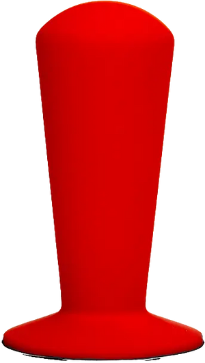 Rood geslepen Luce vervanghandvat voor espressogereedschap met ergonomisch ontwerp en hoge kwaliteit.
