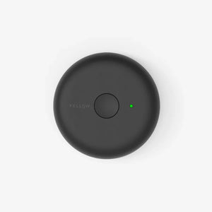 Matte zwarte elektrische deksel met knop en groene LED-indicator voor vacuümopslag, onderdeel van Fellow, EspressoGear, alles over koffie