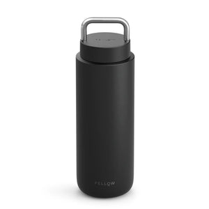 Zwarte geïsoleerde thermosbeker met handvat voor draagbare drank, onderdeel van Fellow, Take away, Bestsellers, alles over koffie.