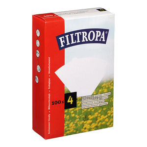 Filter paper Melitta style Unbleached 1x4 100pcs FILTROPA
