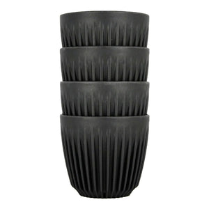 Mok 6oz Houtskool 4 stuks - Huskee HUSKEE