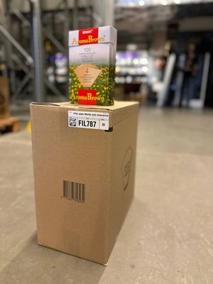 Filter paper Melitta style Unbleached 1x4 100pcs FILTROPA