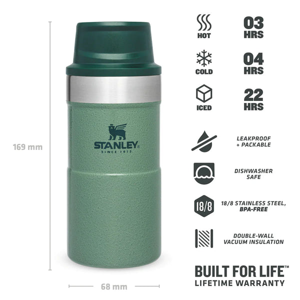 Stanley Thermos reismok Hammertone Groen 0,25L