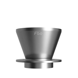 Strak pour-over van roestvrij staal met nauwkeurige stroomregeling, onderdeel van Varia, handbrouwer, alles over koffie.