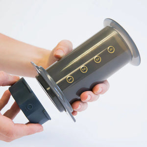 Accessoires voor handmatige espresso met drukactivatie met Aeropress, barista-uitrusting, alles over koffie.