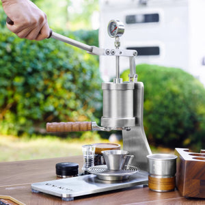Aleman Sniper espressomachine met handmatige hendel | Precision Tower van roestvrij staal
