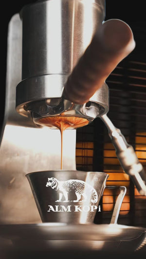 Aleman Sniper espressomachine met handmatige hendel | Precision Tower van roestvrij staal