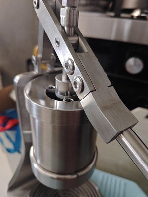 Aleman Sniper espressomachine met handmatige hendel | Precision Tower van roestvrij staal