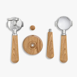 Handvatset voor Rocket R9 ONE-Handvatset-Wiedemann Manufaktur-Met kop-Eik-Barista en Espresso